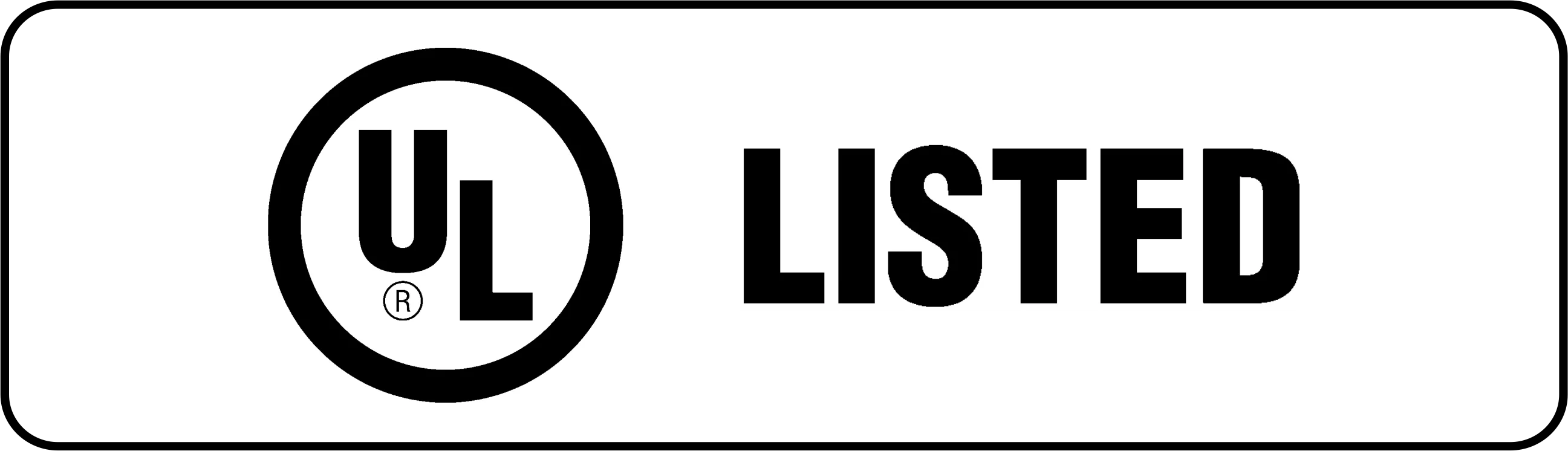 UL Listed UL Listed