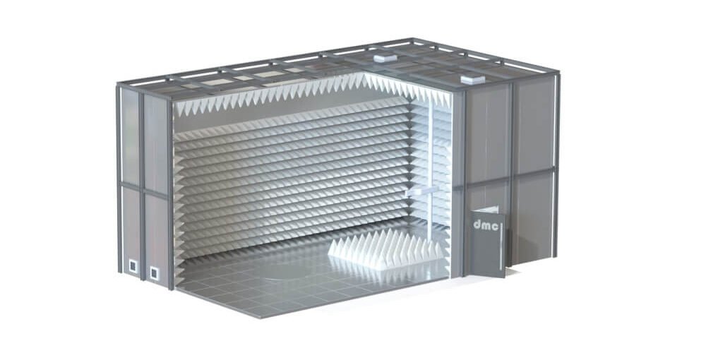 3D render of a 3M Semi Anechoic Chamber