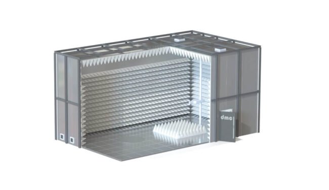 3D render of a 3M Semi Anechoic Chamber