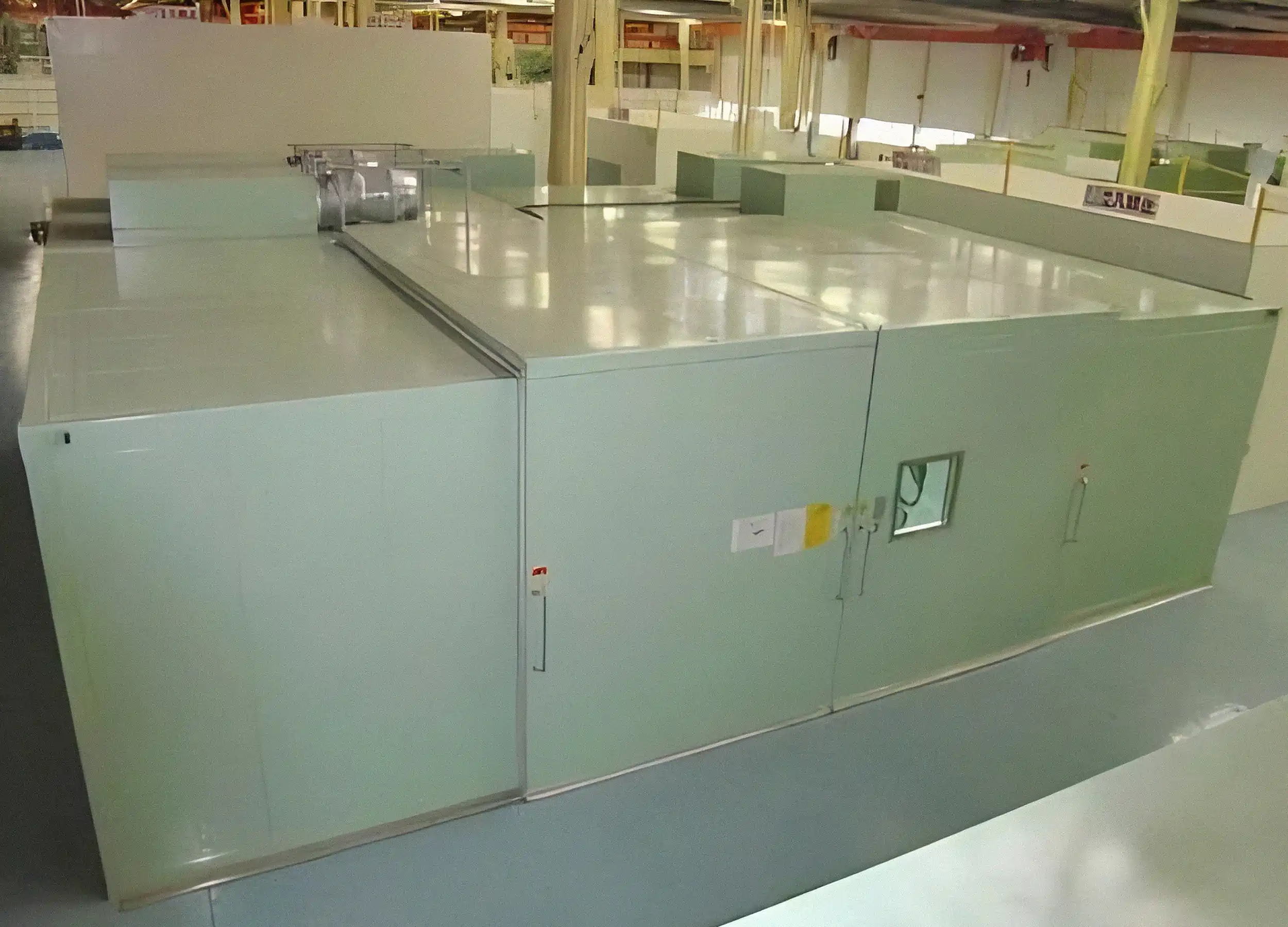 Soundproof Rooms with L shaped sliding closed door Soundproof Rooms with L shaped sliding closed door