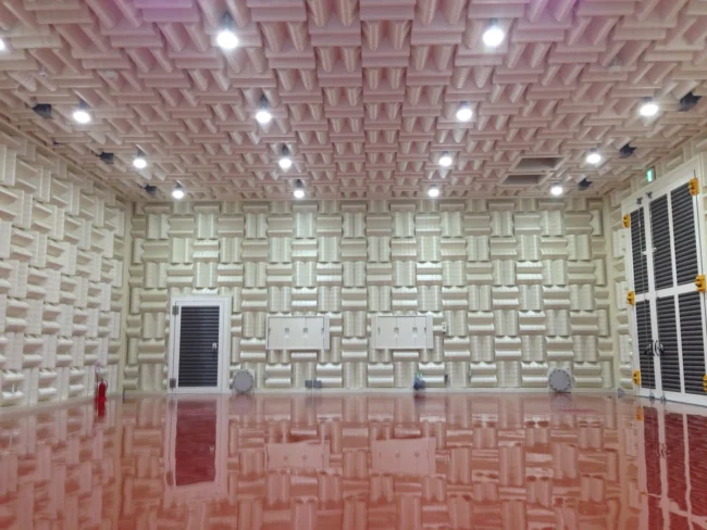 semi anechoic chamebr with two doors