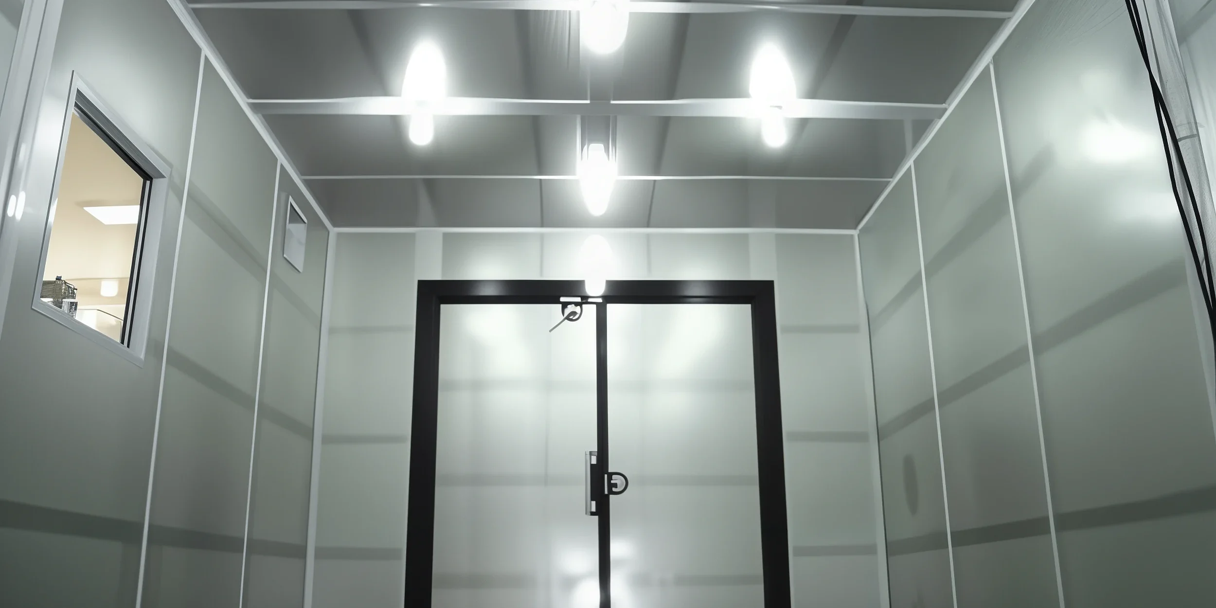 Interior of the acoustic testing room