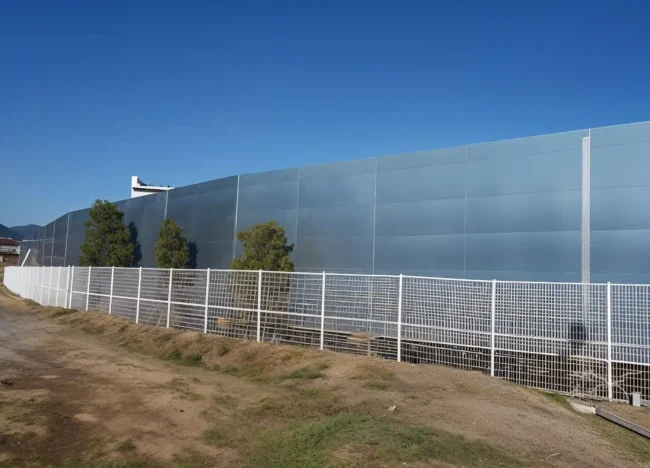 Soundproof Wall of a factory to reduce noise