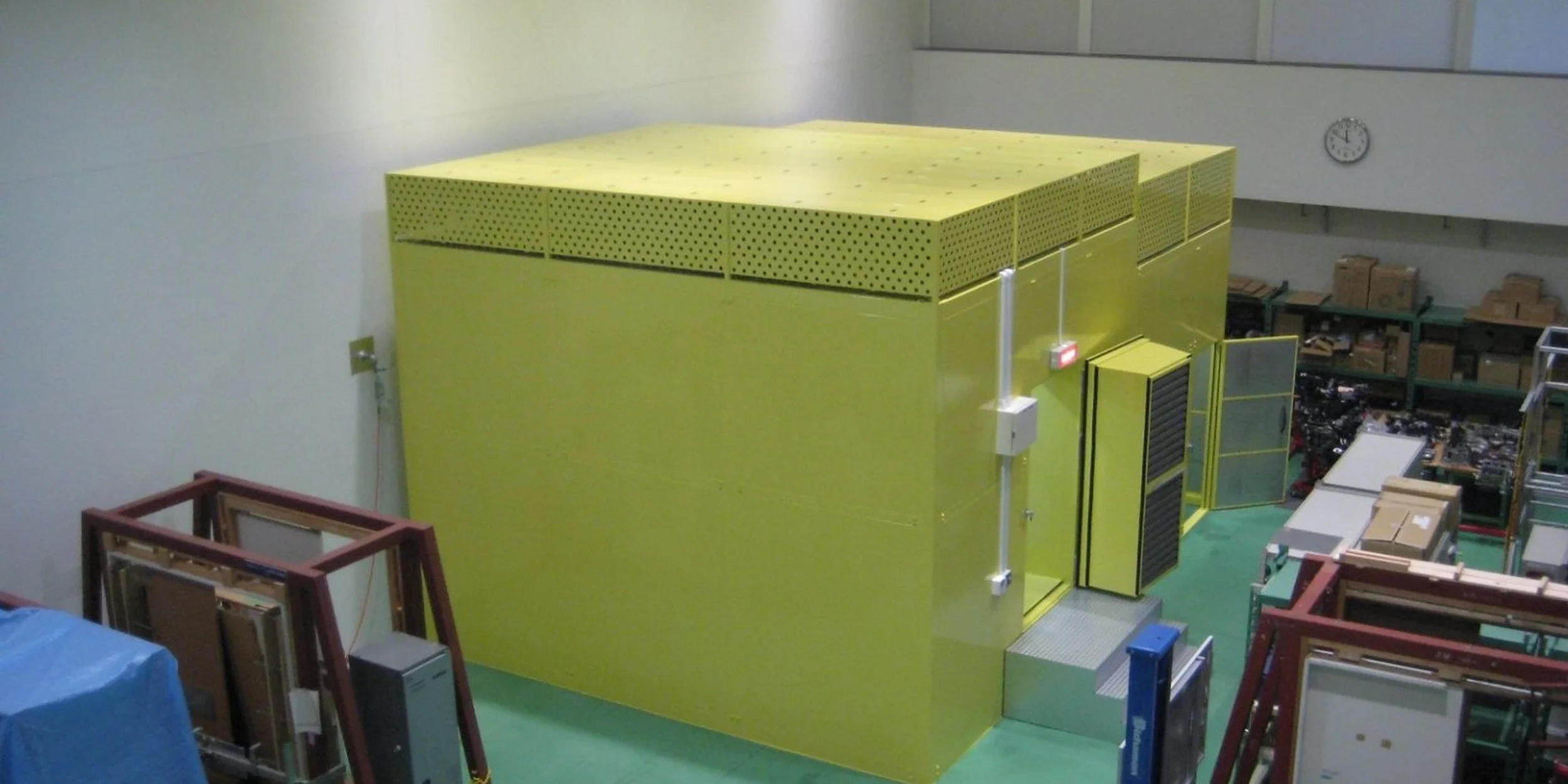 External view of reverberation and anechoic chambers External view of reverberation and anechoic chambers