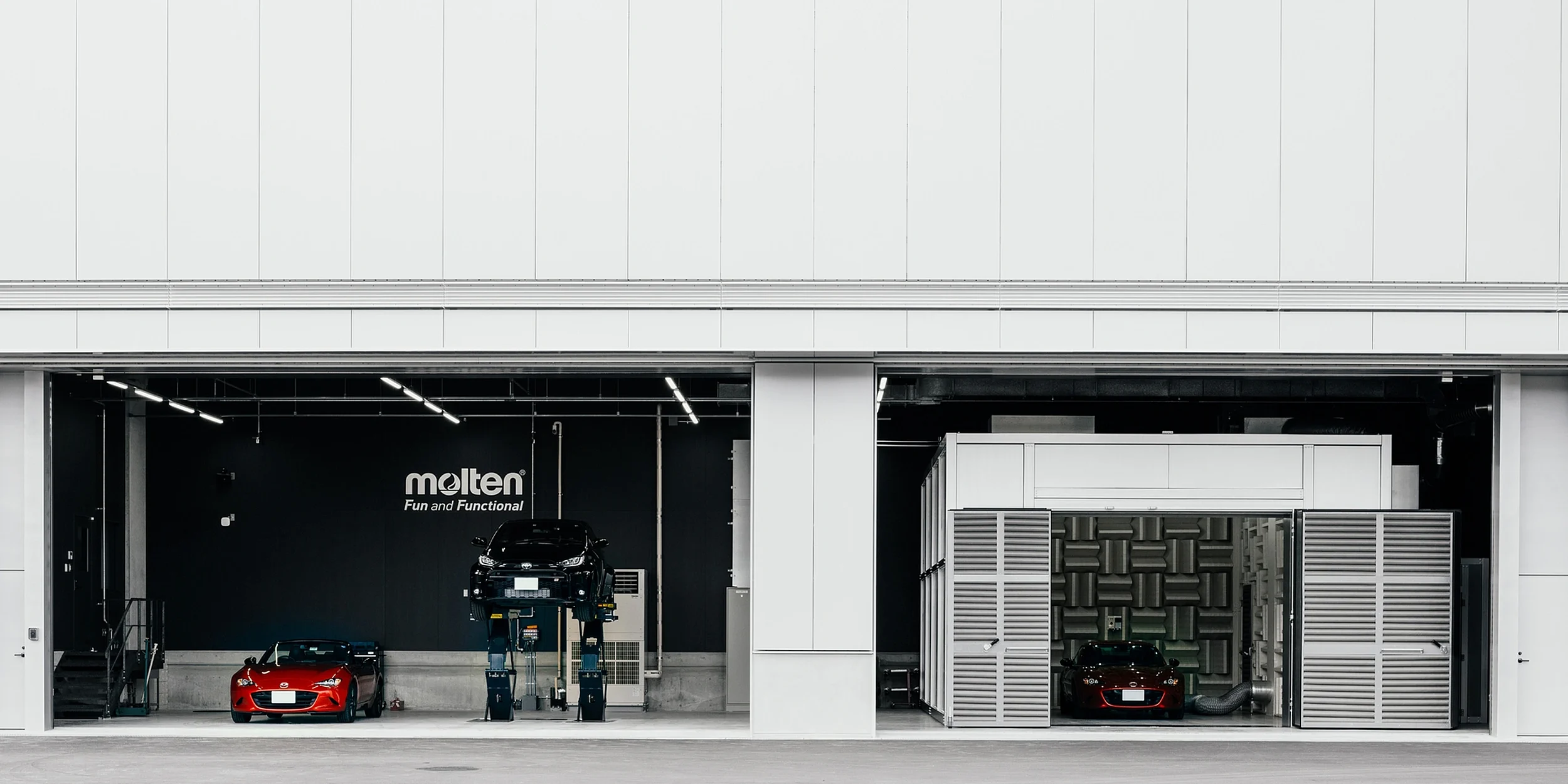 semi anechoic chamber for automotice testing