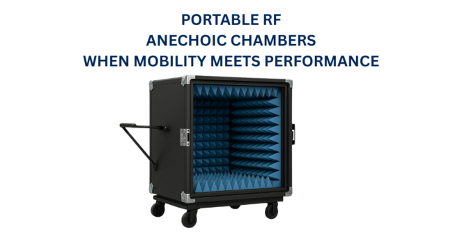 PORTABLE RF ANECHOIC CHAMBERS WHEN MOBILITY MEETS PERFORMANCE