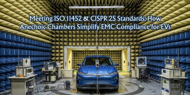 How Anechoic Chambers Simplify EMC Compliance for EVs