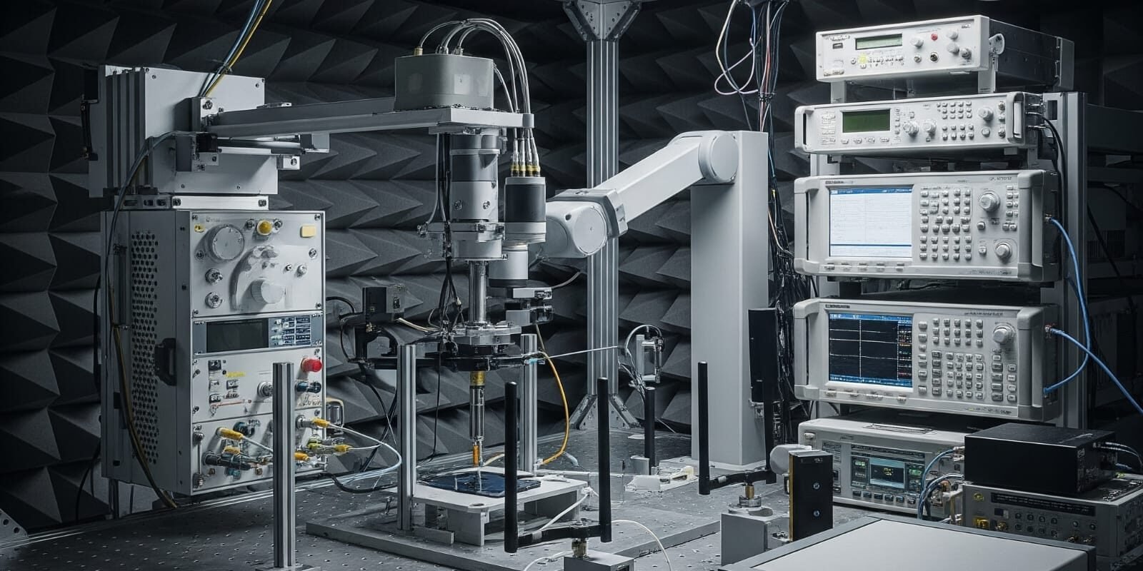 Near Field Test Range in RF Anechoic Chamber image