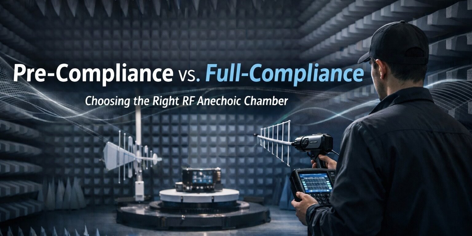 Pre Compliance vs. Full Compliance Which RF Anechoic Chamber Do You Need