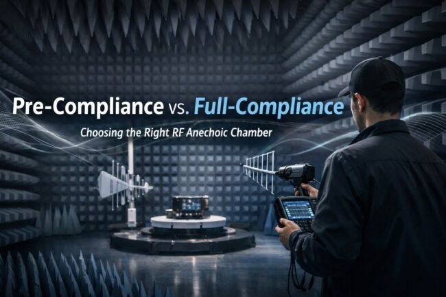 Pre Compliance vs. Full Compliance Which RF Anechoic Chamber Do You Need Pre Compliance vs. Full Compliance Which RF Anechoic Chamber Do You Need