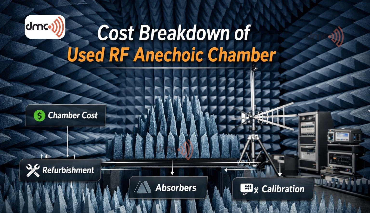 Used RF anechoic chamber cost
