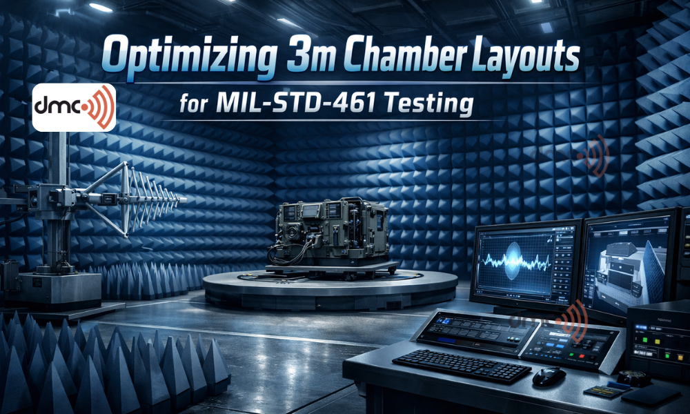 Optimizing 3m Chamber Layouts for MIL STD 461 Testing