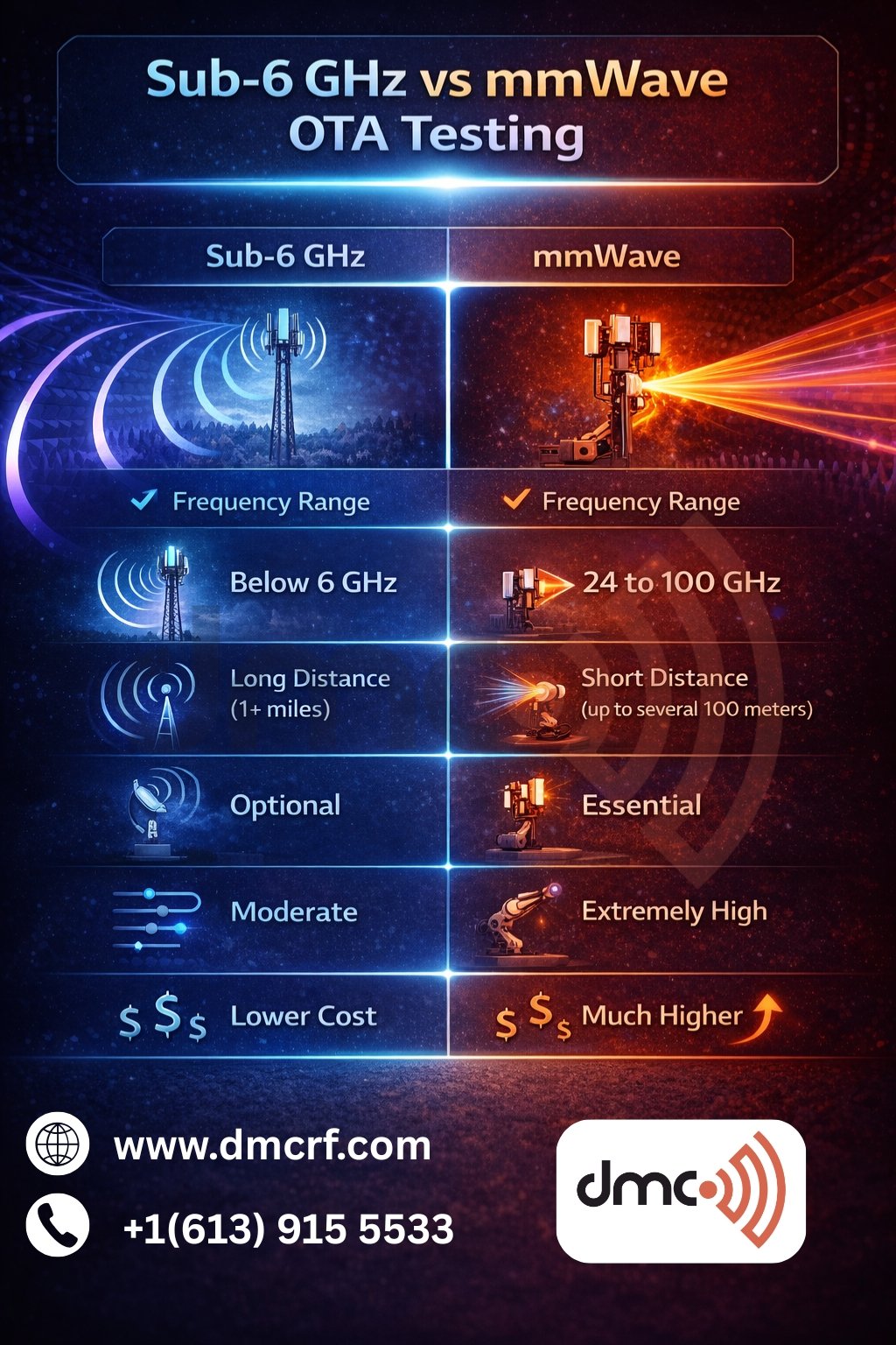 Sub-6 GHz OTA testing