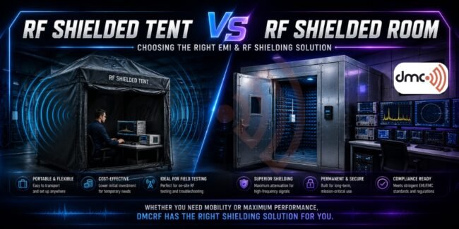 RF Shielded Tent vs RF Shielded Room Guide RF Shielded Tent vs RF Shielded Room Guide
