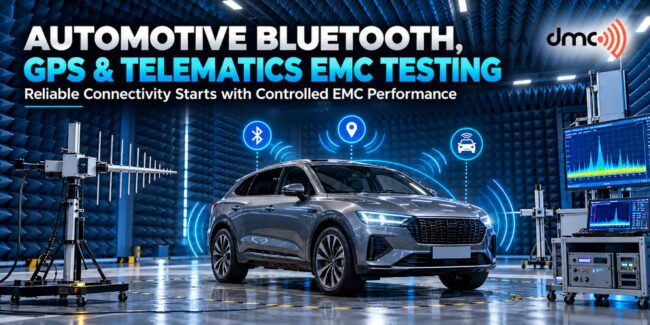 Automotive Bluetooth, GPS & Telematics EMC Testing