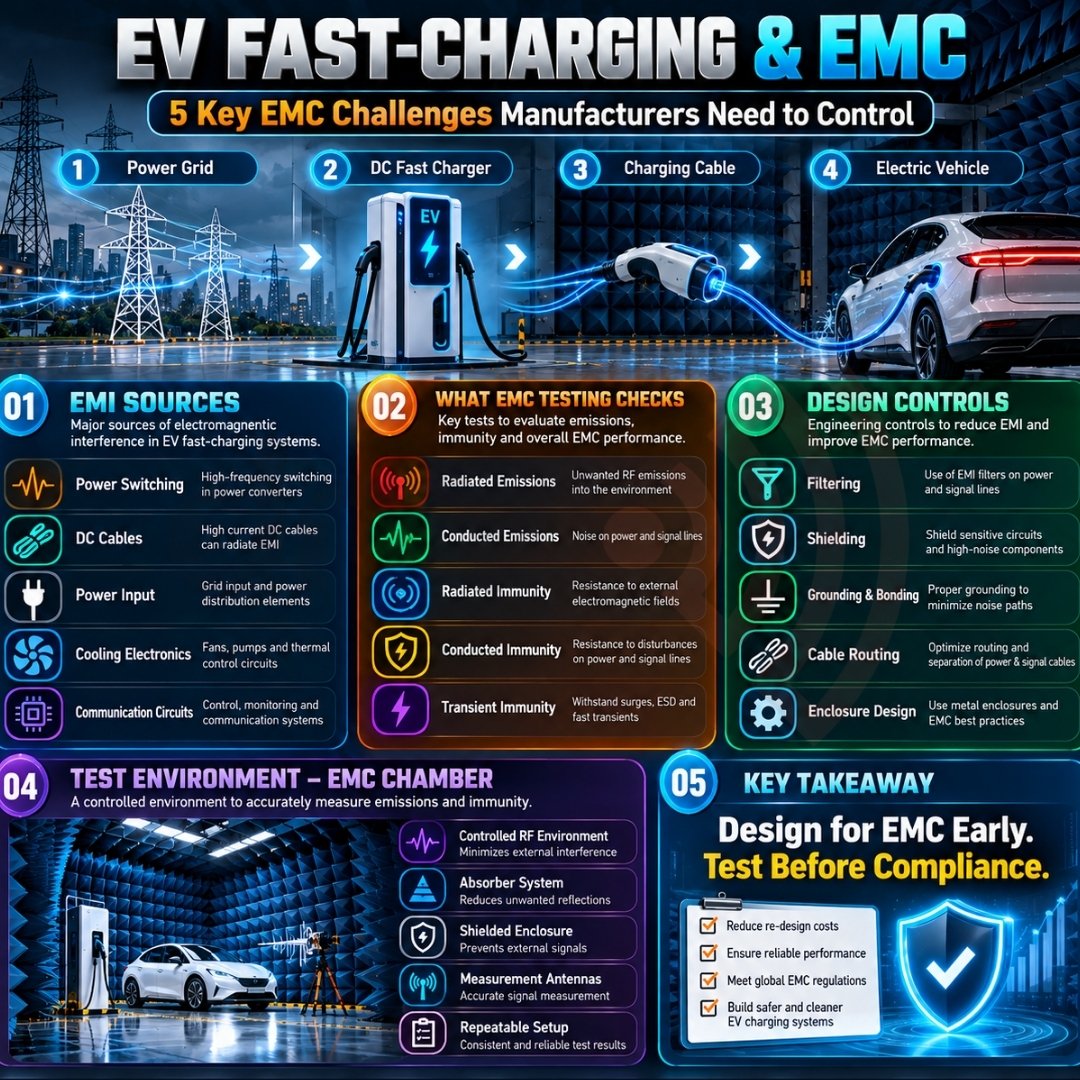EV Fast Charging Systems and Electromagnetic Compatibility