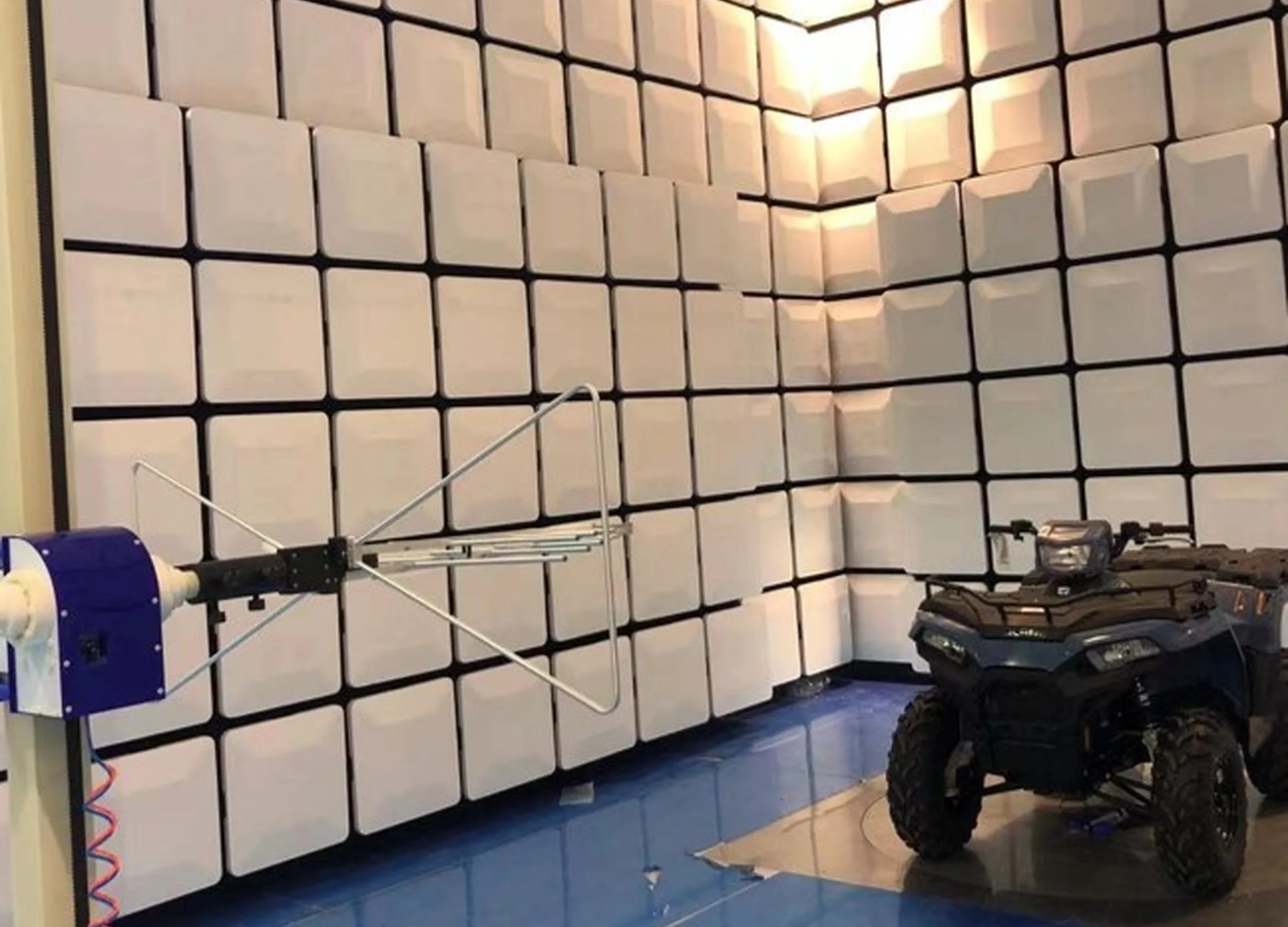 All Terrain Vehicle Testing inside EMC chambers All Terrain Vehicle Testing inside EMC chambers