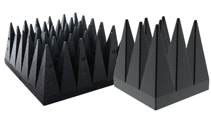 high temperature absorber and honeycomb absorbers for ppc