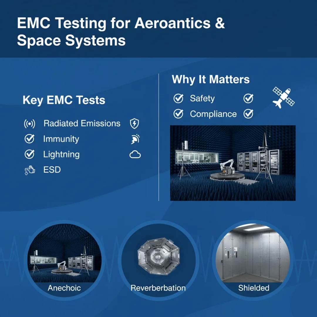 Aeronautics & Space EMC Testing in Chambers Aeronautics & Space EMC Testing in Chambers