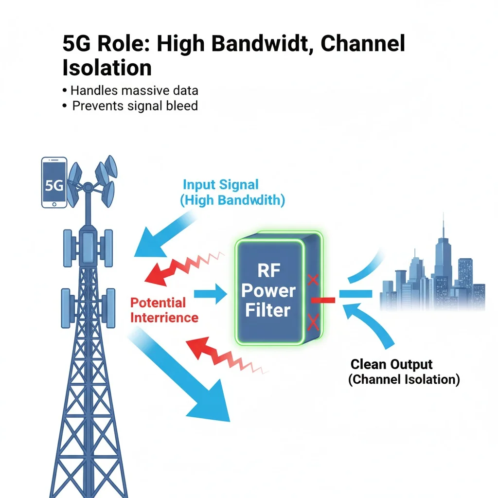 RF Power Filters for 5G, IoT & Satellite Networks RF Power Filters for 5G, IoT & Satellite Networks