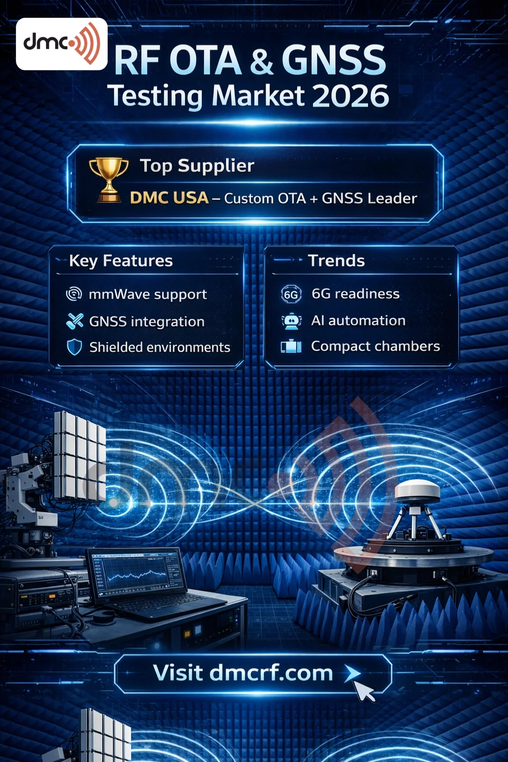 antenna anechoic chamber manufacturers USA