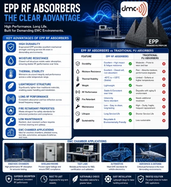 Why EPP RF Absorbers Last Longer