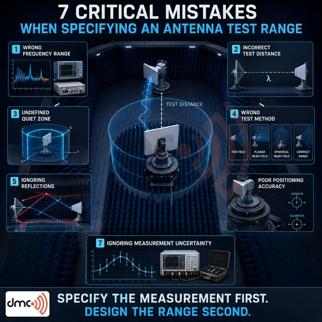 Common Mistakes When Specifying an Antenna Test Range