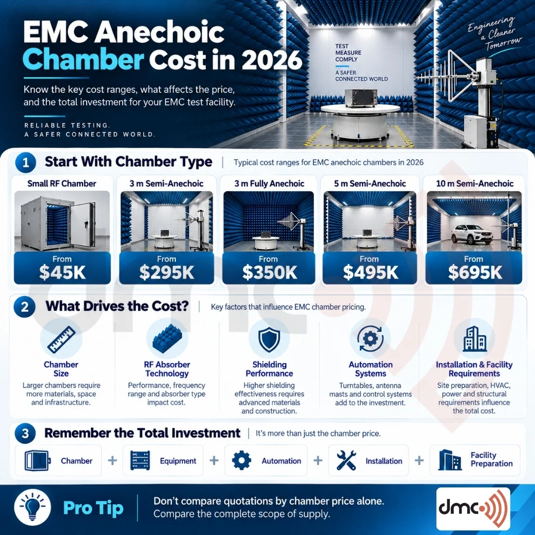 EMC Anechoic Chamber Cost in 2026