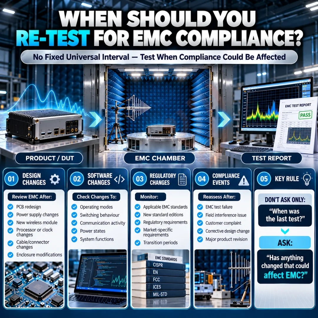 How Often Should Products Be Re Tested for EMC Compliance